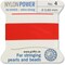 Griffin Nylon Bead Cord Perlseide – Size 4 (0.60mm) – 2 Meters per Card – Stainless Steel Needle Attached – for Knotting Pearls, Gemstones, Crystals and Beads